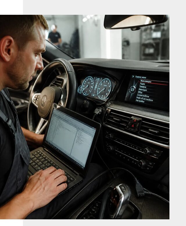 Русификация приборной панели BMW для авто в Миассе от компании
