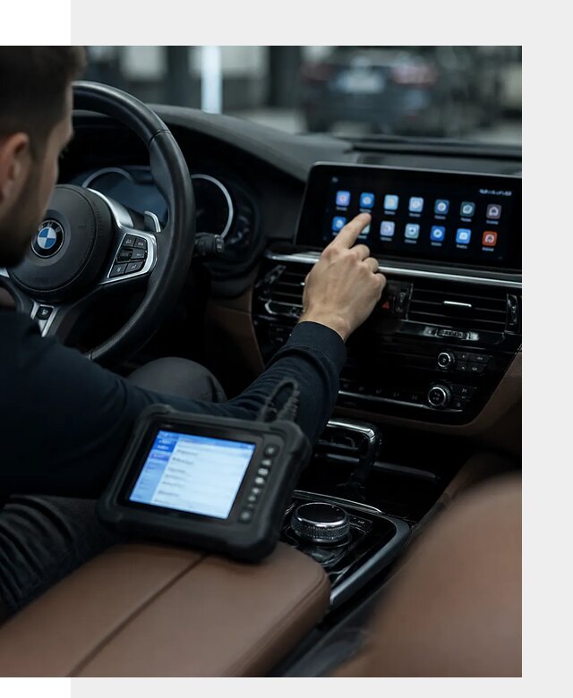 Установка приложений и мультимедиа сервисов BMW в Миассе