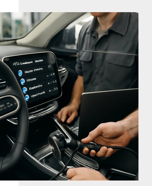 Установка приложений Geely для мультимедиа автомобиля в Миассе