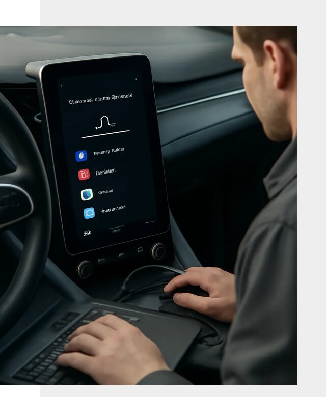 Установка приложений Lynk Co на автомобиль в Миассе